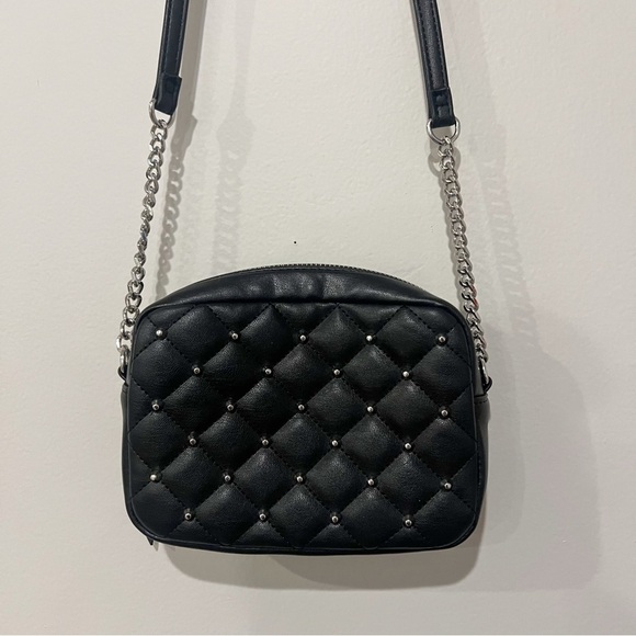 Rebecca Minkoff Quilted Studded Crossbody Bag - Picture 3 of 7